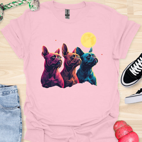 Bulldog & Moon - V1 - Stylish T-Shirt